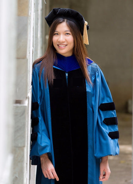 Duke PhD graduation gown, Academic regalia